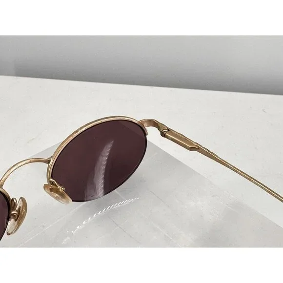 Laura Ashley Vintage Samantha Gold Tone Oval Eyeglasses  50-19-135 (M) - Picture 8 of 14